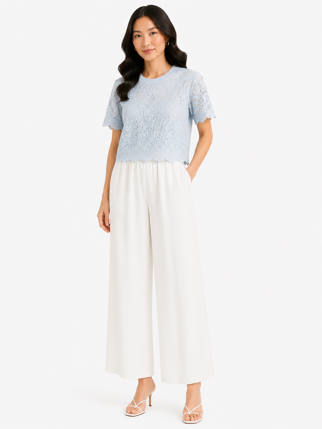 Elegant wide-leg pants
