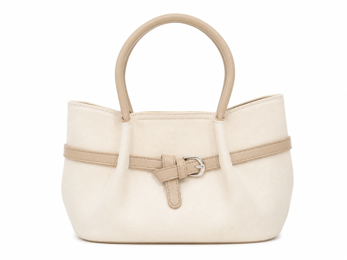 Ivory min i belted handbag