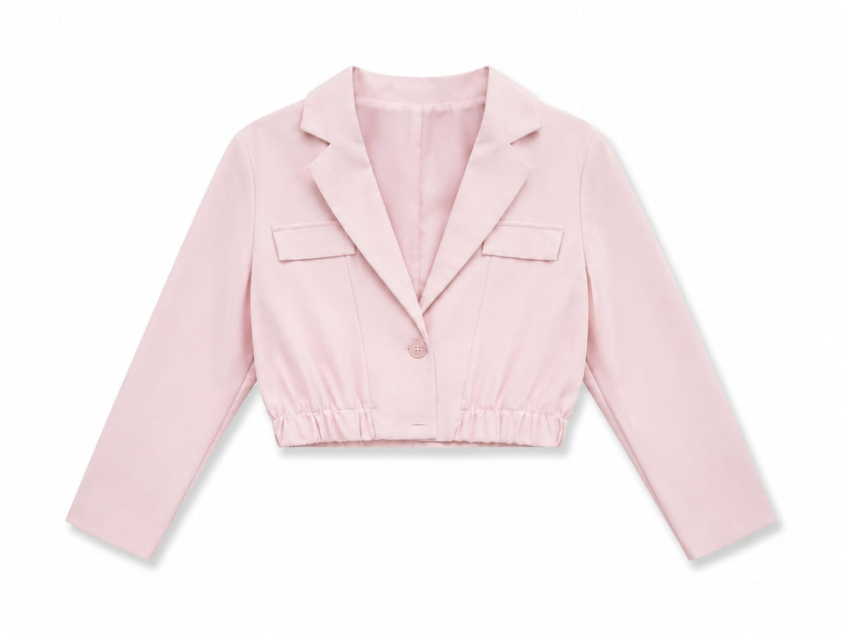 Women’s cropped tailored blazer