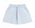 Powder blue drawstring shorts