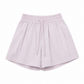 Blush lace trim drawstring short