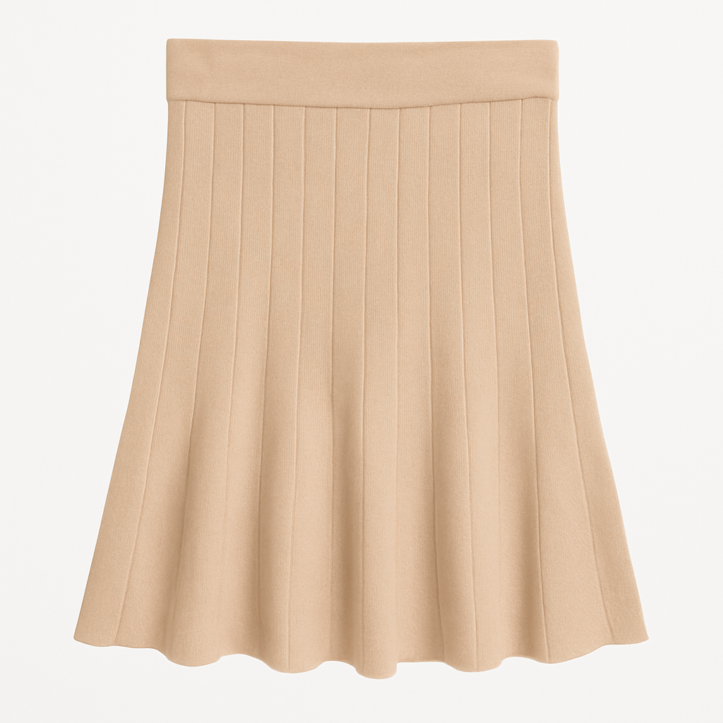 Soft Knit Short Skirt