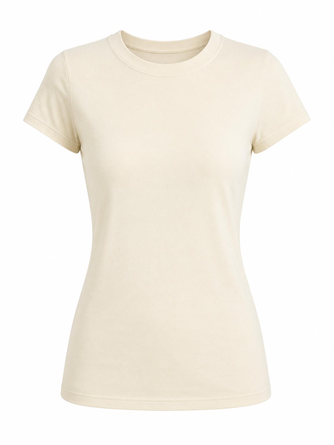 Ivory classic fitted t-shirt