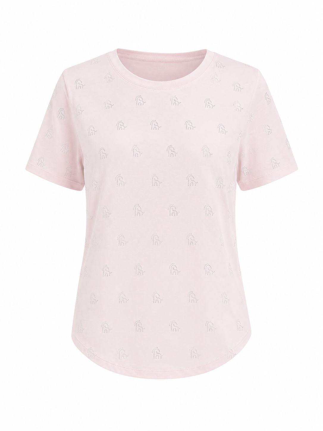 Blush pink embellished top