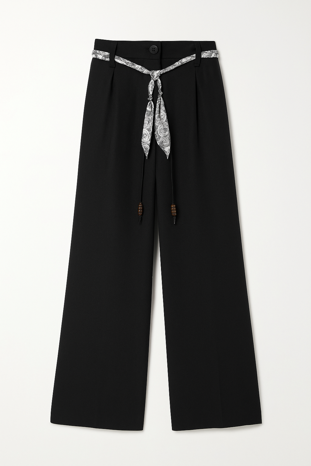 Black Wide-Leg Trousers