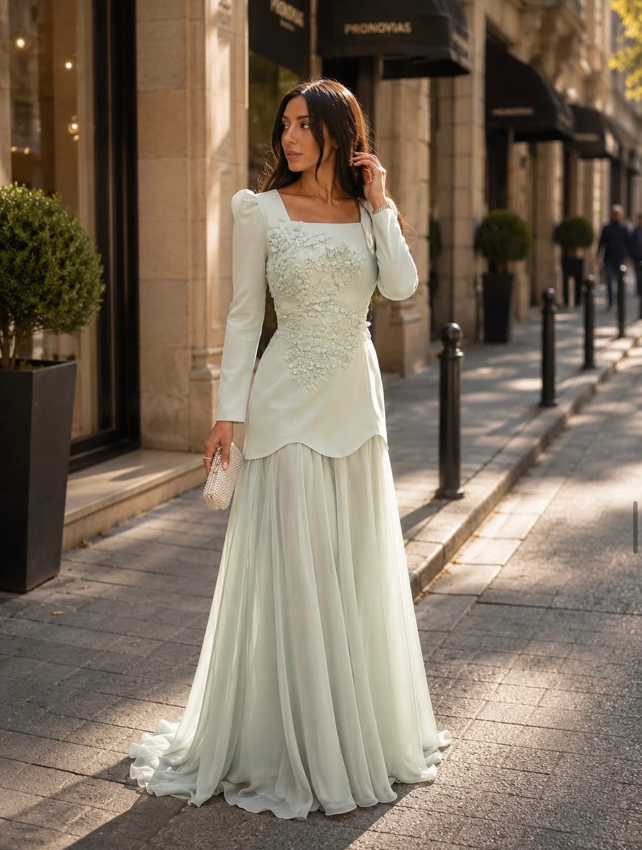 Celeste Blossom Couture Gown