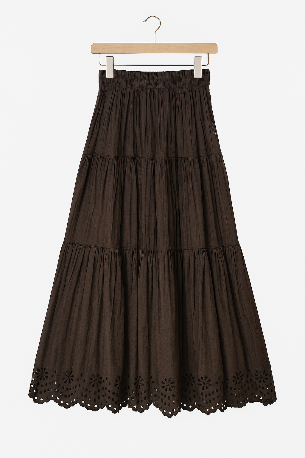 Boho Crinkle Maxi Skirt