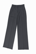Charcoal Grey Wide-Leg Pants ( bala meghet )