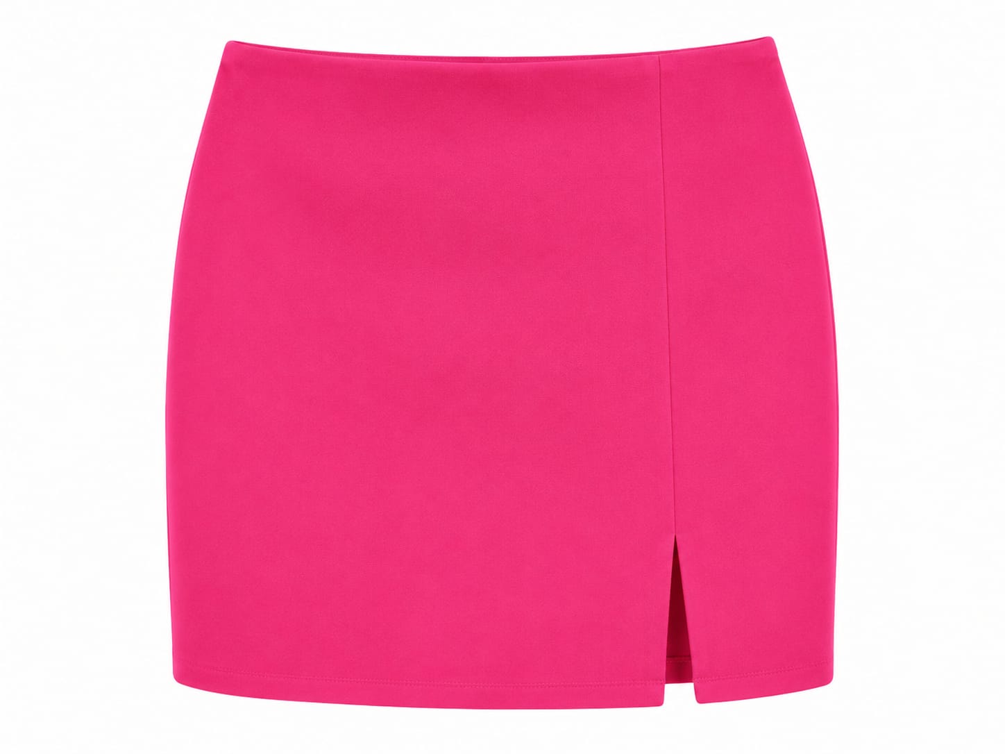 Women’s elegant fuchsia pencil mini skirt