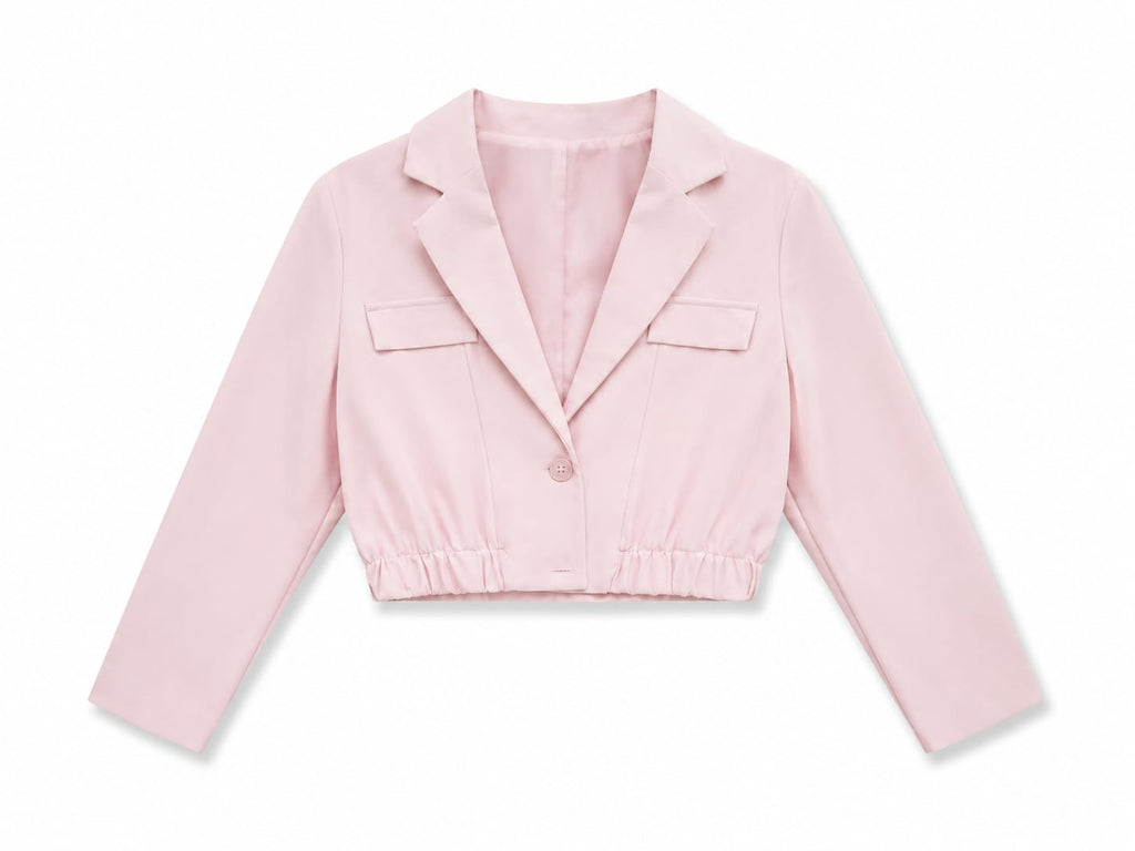 Women’s cropped tailored blazer