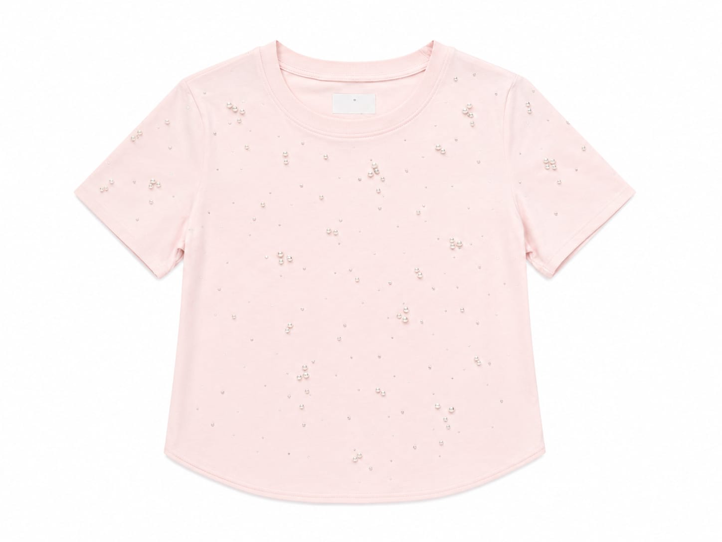 Blush pearl embellished