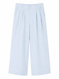 Sky blue wide-leg pants