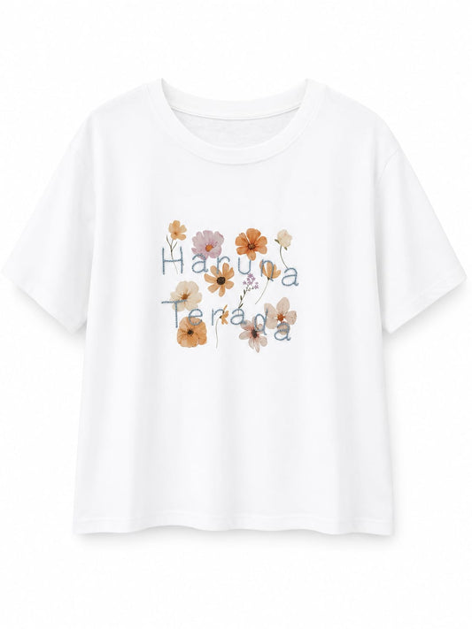 Women floral graphic cotton t-shirt